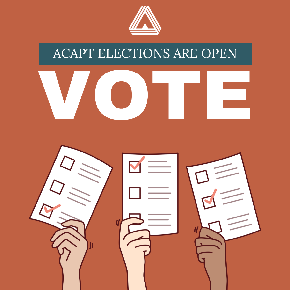 ACAPT ELECTIONS ARE OPEN