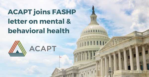 ACAPT letter to Congress about mental health