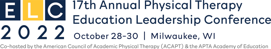 Annual Physical Therapy Education Leadership Conference (ELC)