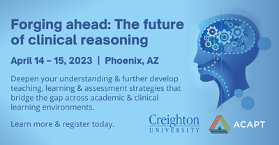 Forging ahead Clinical reasoning symposium 2023