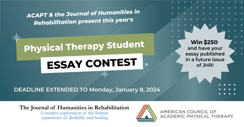 Physical therapy student essay contest