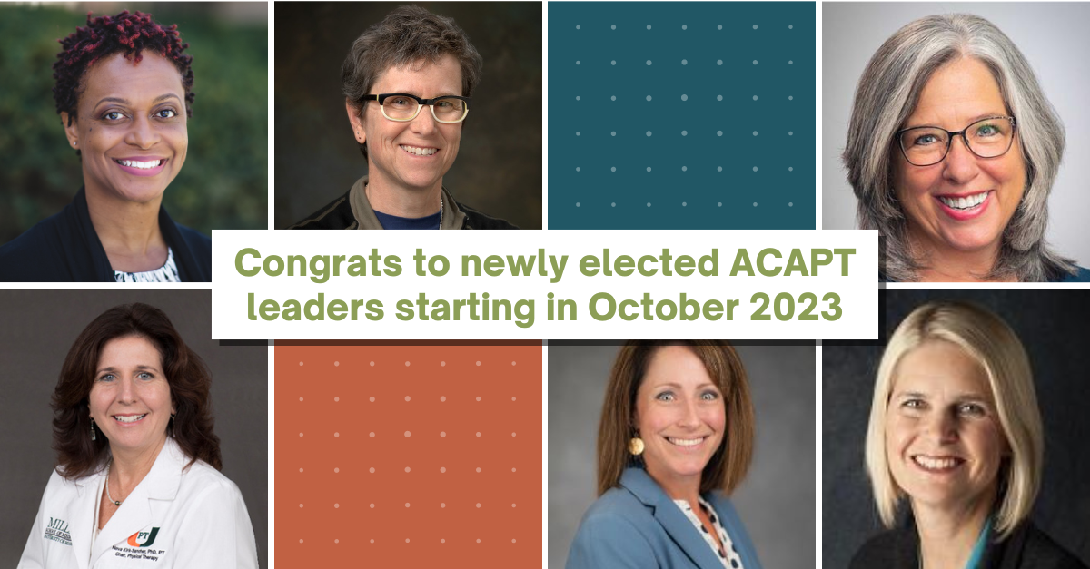 ACAPT new leaders 2023